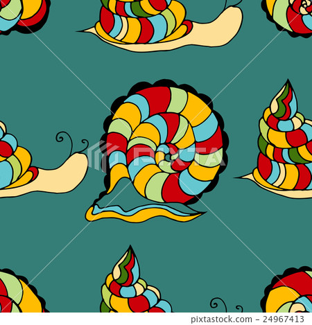 pattern with shells pattern with shells 24967413