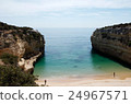 Beautiful beach with cliffs 24967571