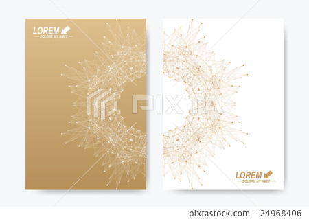 Modern vector template for brochure, Leaflet Modern vector template for brochure, Leaflet 24968406