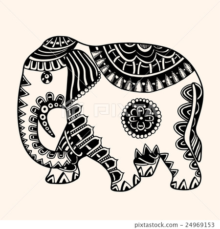 decorated Indian Elephant 24969153