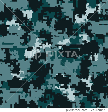 Digital camouflage seamless patterns 24969844