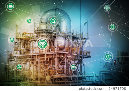 Industry and technology abstract Industry and technology abstract 24971708