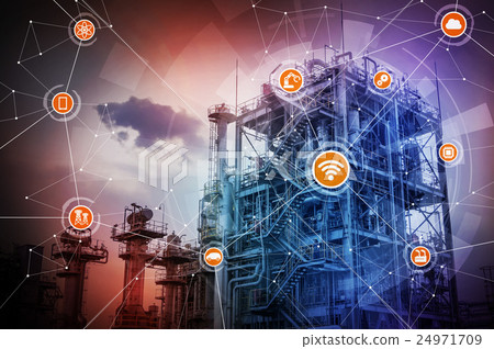 Industry and technology abstract Industry and technology abstract 24971709