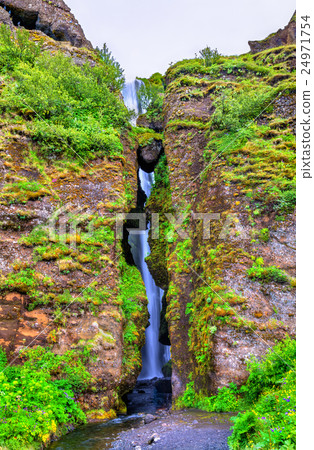 Gljufrafoss or Gljufrabui waterfall Gljufrafoss or Gljufrabui waterfall 24971754
