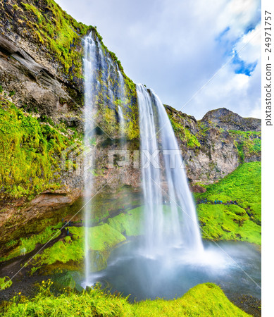 View of Seljalandsfoss waterfall - Iceland 24971757