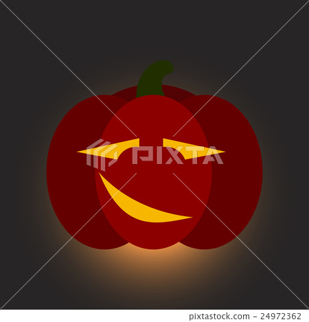 flat icon stylish background halloween pumpkin 24972362