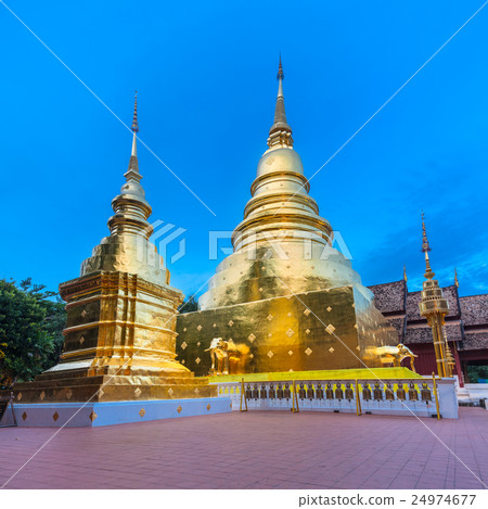Dusk View of the Wat Phra Singh, Chiang Mai 24974677