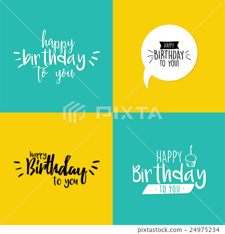 Happy Birthday label 24975234