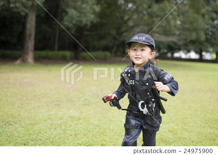 Girls wearing law enforcement police costumes Girls wearing law enforcement police costumes 24975900