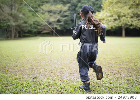 Girls wearing law enforcement police costumes Girls wearing law enforcement police costumes 24975908