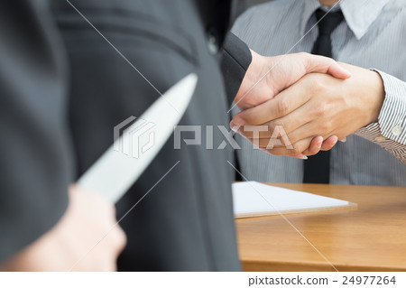 Blackmail, Business handshake and doing agreement 24977264