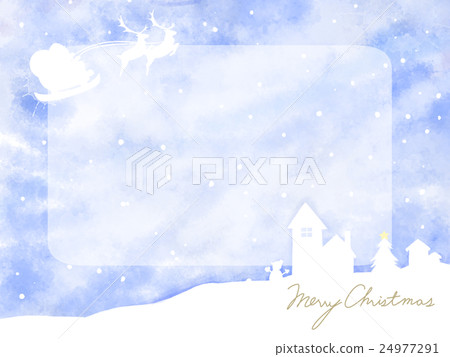 Christmas material watercolor breeze 1 Christmas material watercolor breeze 1 24977291