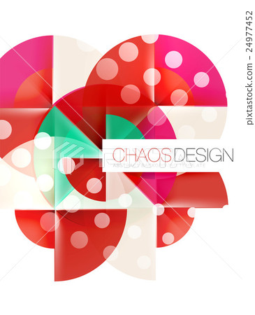 Round shape elements composition. Abstract-插圖素材 [24977452] - PIXTA圖庫