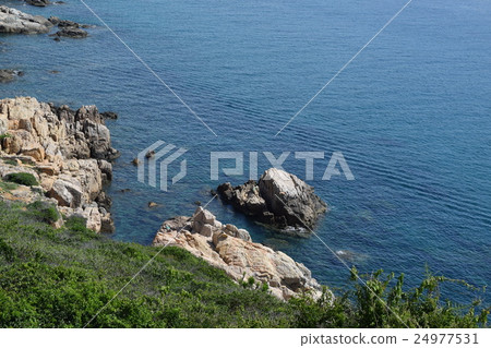Vinh Hy bay and sea in Ninh Thuan, Vietnam 24977531