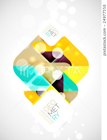 Modern square abstract background 24977558