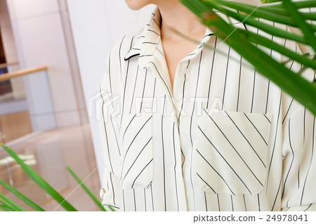 beautiful woman blouse shirt fashion details 24978041