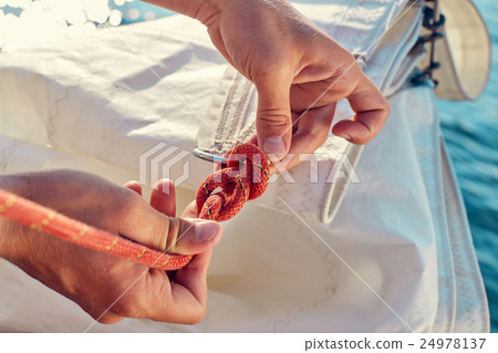 Process of knitting Bowline Process of knitting Bowline 24978137