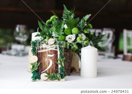 The decor at the wedding. Beautifully decorated The decor at the wedding. Beautifully decorated 24978431