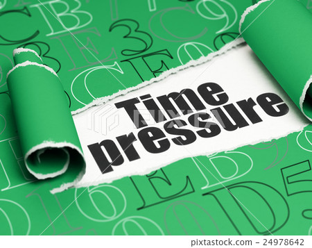 Time concept: black text Time Pressure under the Time concept: black text Time Pressure under the 24978642
