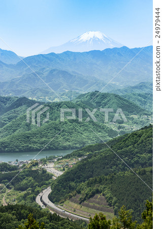From Mt. Takao to Kageyama mountain · Mountain climbing course · Central highway · Mt. Fuji 24979444