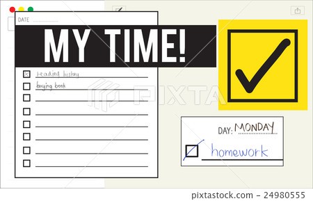 To Do List Organise Checklist Word Concept 24980555