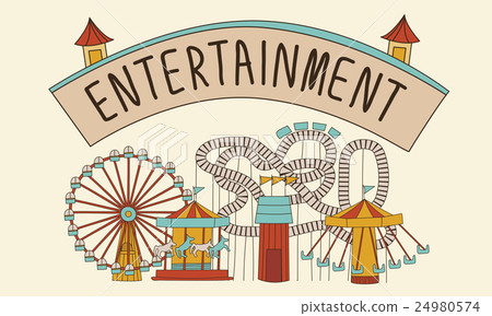 Entertainment Charm Enjoyment Thinking Act Concept Entertainment Charm Enjoyment Thinking Act Concept 24980574