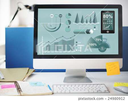 Analytics Marketing Business Report Concept 24980912