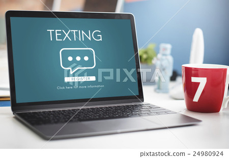 Texting Communication Online Conversation Concept 24980924