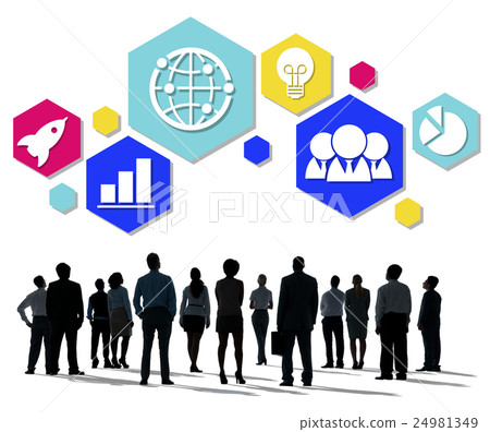 Global Business Strategy Planning Icon Concept Global Business Strategy Planning Icon Concept 24981349