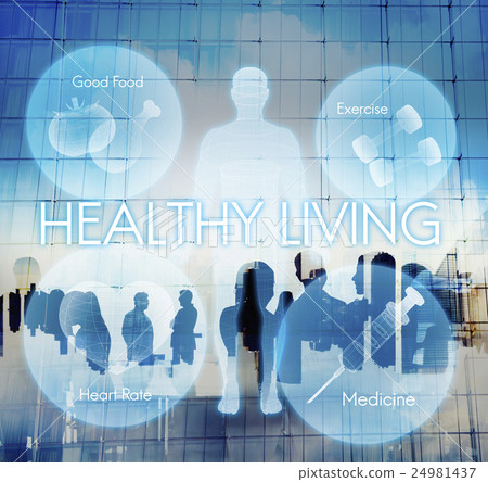 Health Wellbeing Wellness Vitality Healthcare Concept 24981437