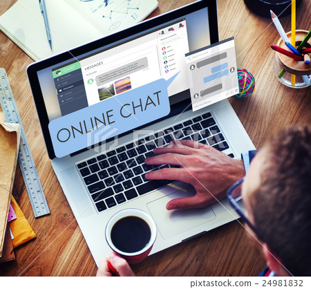 Online Internet Media Network Sharing Social Concept Online Internet Media Network Sharing Social Concept 24981832