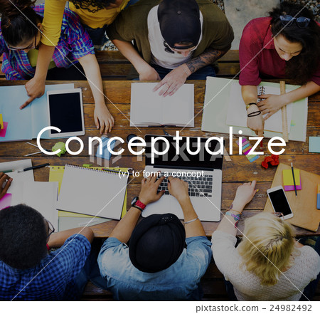 Conceptualize Creative Ideas Notion Abstract Plan Concept 24982492