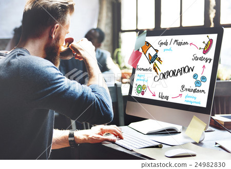 New Business Achievement Organization Progress Concept New Business Achievement Organization Progress Concept 24982830