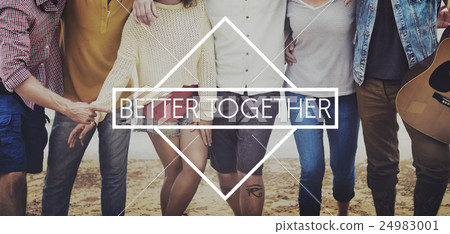 Better Together Community Family Support Concept 24983001