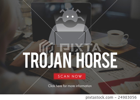 Scam Virus Spyware Malware Antivirus Concept 24983056