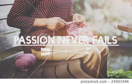 Passion Never Fails Emotion Optimism Concept 24983496