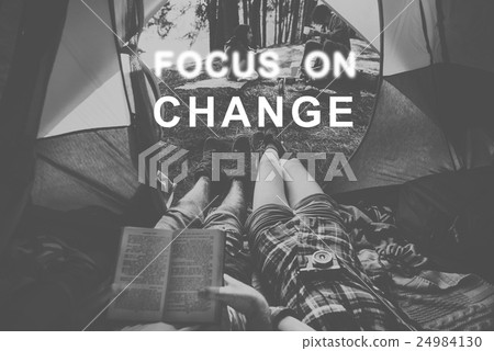 Focus On Change Fashion Yourself Trends Concept 24984130