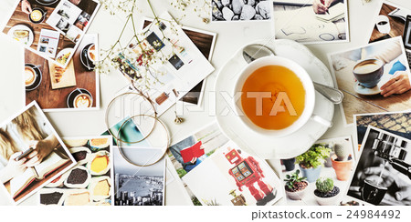 Photography Collection Scattered Table Aerial Concept Photography Collection Scattered Table Aerial Concept 24984492