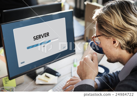 Network Software Upgrade Technology Concept Network Software Upgrade Technology Concept 24984722