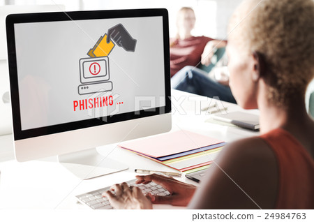 Cyber Attack Crime Fraud Phishing Hacker Security System Concept Cyber Attack Crime Fraud Phishing Hacker Security System Concept 24984763