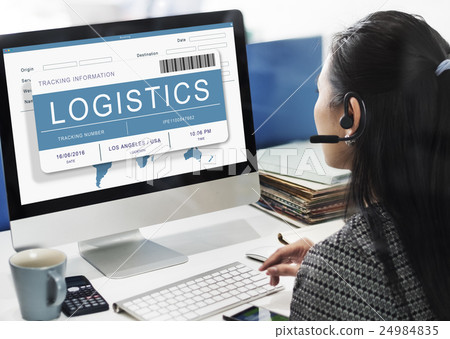 Logistics Delivery Cargo Freight Shipment Concept Logistics Delivery Cargo Freight Shipment Concept 24984835