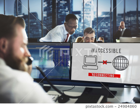 Inaccessible Denied Firewall Rejection Security Concept Inaccessible Denied Firewall Rejection Security Concept 24984860