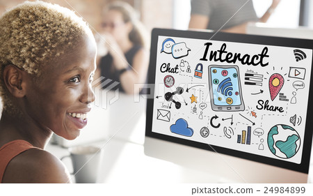 Interact Interaction Interactive Interacting Group Concept 24984899