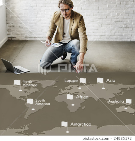 Location Destination Map Direction Journey Concept 24985172