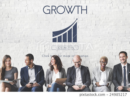 Business Success Report Graph Concept Business Success Report Graph Concept 24985217