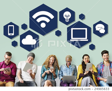 Internet Connection Technology Computer Social Concept Internet Connection Technology Computer Social Concept 24985633