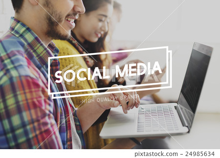 Social Media Connection Communication Network Concept Social Media Connection Communication Network Concept 24985634