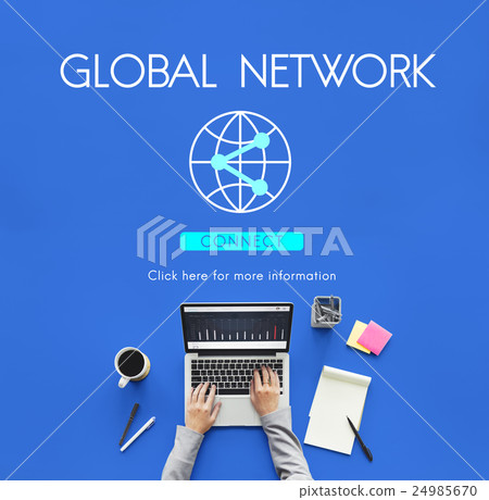 Global Network Globalization Technology Connect Concept Global Network Globalization Technology Connect Concept 24985670