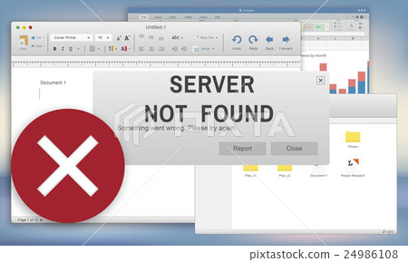 Server Not Found Error Inaccessible Concept Server Not Found Error Inaccessible Concept 24986108