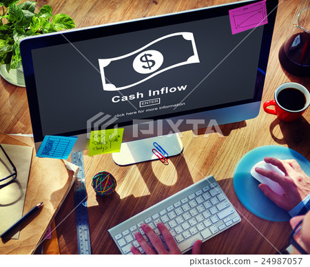 Cash Flow Business Money Financial Concept Cash Flow Business Money Financial Concept 24987057